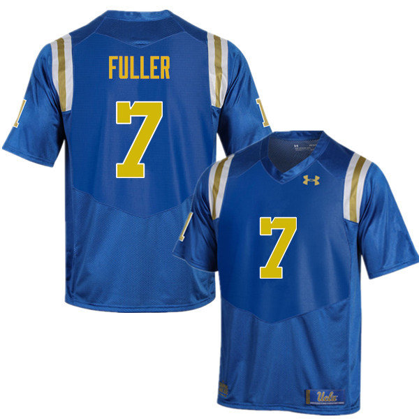 Men #7 Devin Fuller UCLA Bruins Under Armour College Football Jerseys Sale-Blue